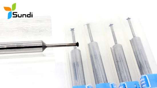 3/6/8mm CNC Tooling Thread Milling Cutters Tungsten Carbide Profiling Single Flute PCD End Mills